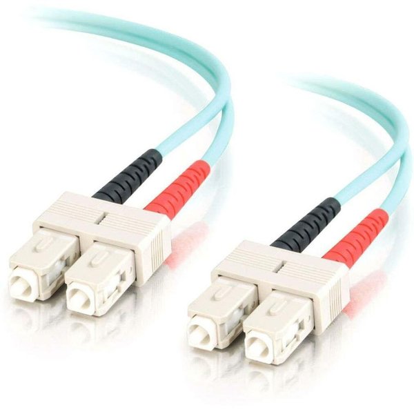 Legrand C2G 1M Sc-Sc 10Gb 50/125 Om3 Duplex Multimode Pvc Fiber Optic Cable - 33057